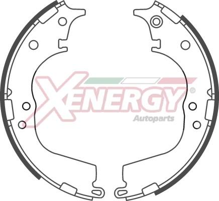 AP XENERGY X50726 - Kit freno, freni a tamburo www.autoricambit.com