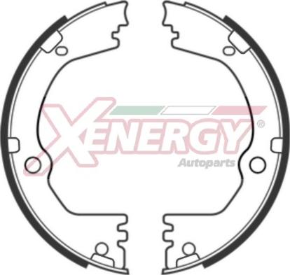 AP XENERGY X50728 - Kit ganasce, Freno stazionamento www.autoricambit.com