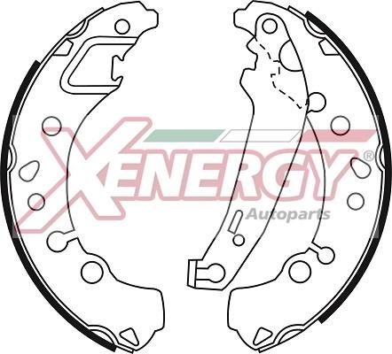 AP XENERGY X50722 - Kit freno, freni a tamburo www.autoricambit.com