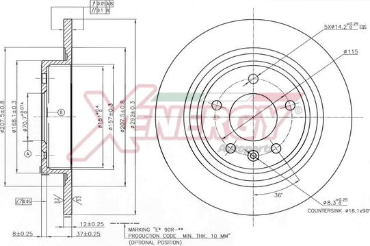 AP XENERGY X601488 - Discofreno www.autoricambit.com