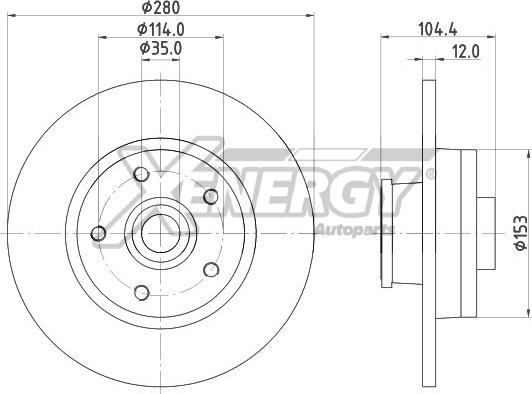 AP XENERGY X601546 - Discofreno www.autoricambit.com