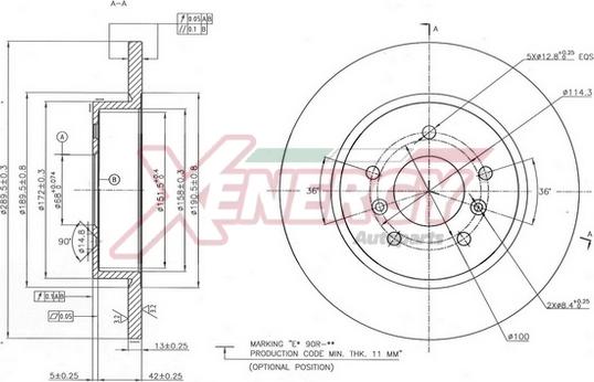 AP XENERGY X601506 - Discofreno www.autoricambit.com