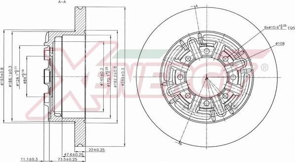 AP XENERGY X601196 - Discofreno www.autoricambit.com