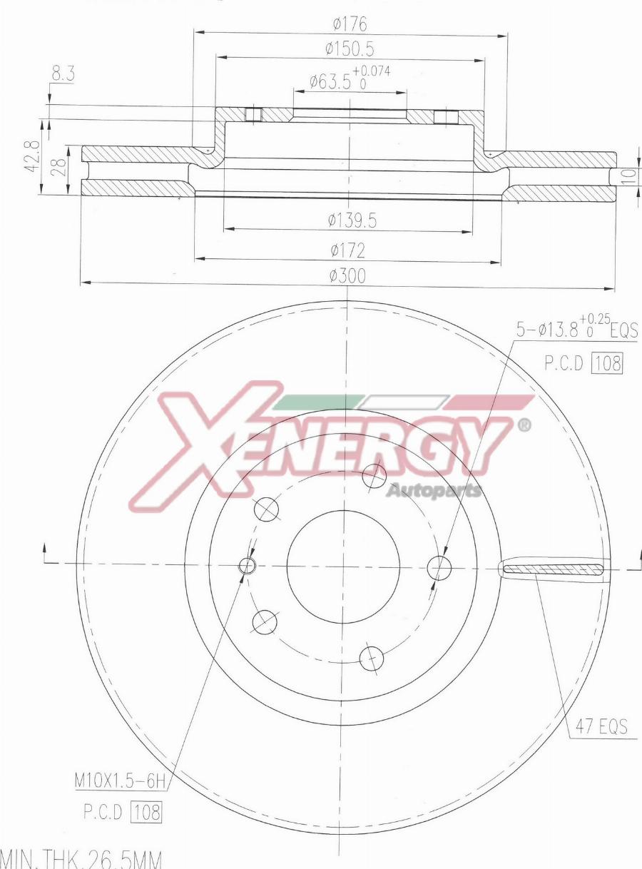 AP XENERGY X602960 - Discofreno www.autoricambit.com