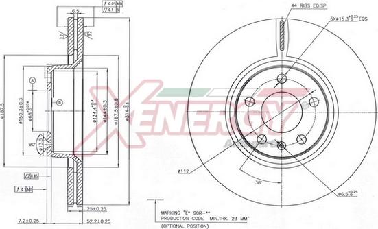 AP XENERGY X602920 - Discofreno www.autoricambit.com