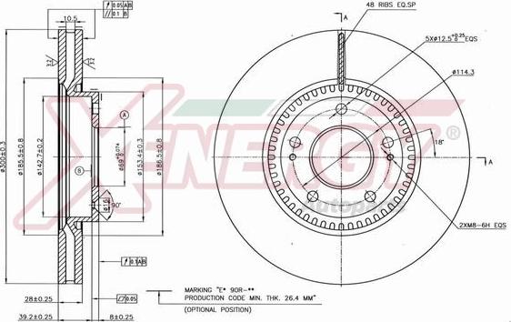 AP XENERGY X602609 - Discofreno www.autoricambit.com