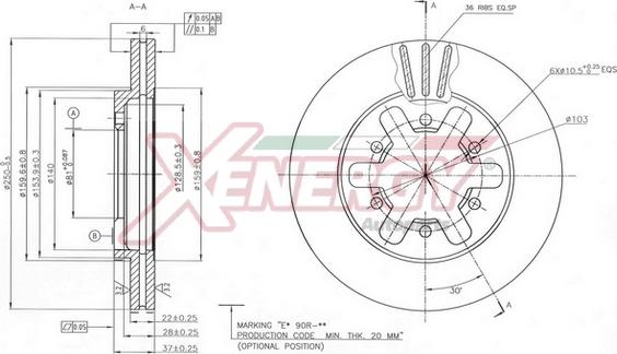 AP XENERGY X602844 - Discofreno www.autoricambit.com