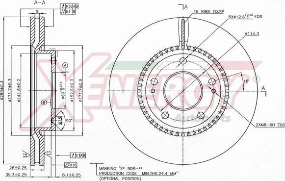 AP XENERGY X602245 - Discofreno www.autoricambit.com