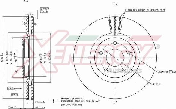 AP XENERGY X602740 - Discofreno www.autoricambit.com