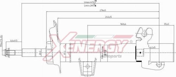 AP XENERGY X621334 - Ammortizzatore www.autoricambit.com