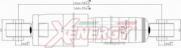 AP XENERGY X084345 - Ammortizzatore www.autoricambit.com