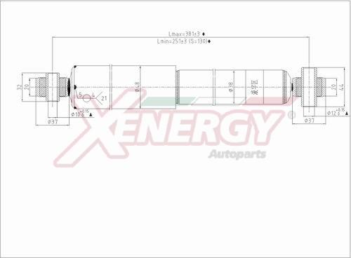 AP XENERGY X035348 - Ammortizzatore www.autoricambit.com