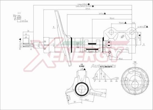 AP XENERGY X031339 - Ammortizzatore www.autoricambit.com