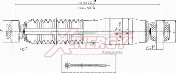 AP XENERGY X078345 - Ammortizzatore www.autoricambit.com