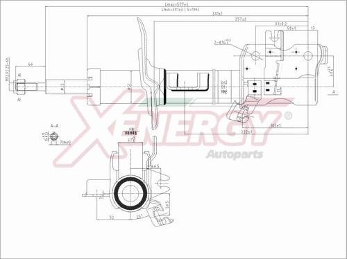 AP XENERGY X196339 - Ammortizzatore www.autoricambit.com