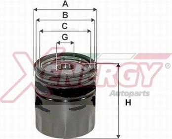 AP XENERGY X1595402 - Filtro olio www.autoricambit.com