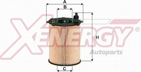 AP XENERGY X1596674 - Filtro olio www.autoricambit.com