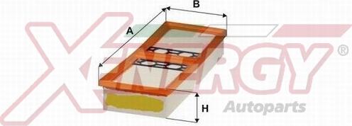 AP XENERGY X1590984 - Filtro aria www.autoricambit.com