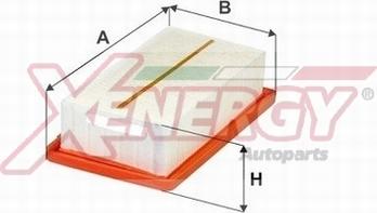 AP XENERGY X1591545 - Filtro aria www.autoricambit.com