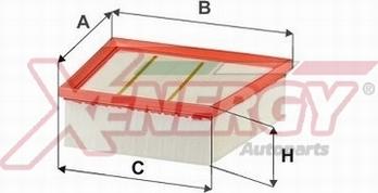 AP XENERGY X1591516 - Filtro aria www.autoricambit.com