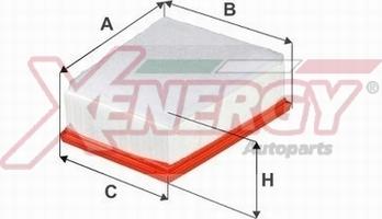 AP XENERGY X1591359 - Filtro aria www.autoricambit.com