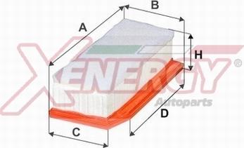 AP XENERGY X1591357 - Filtro aria www.autoricambit.com