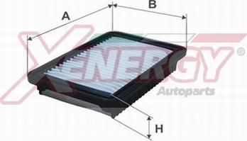 AP XENERGY X1591225 - Filtro aria www.autoricambit.com