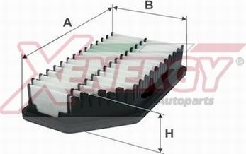 AP XENERGY X1591228 - Filtro aria www.autoricambit.com