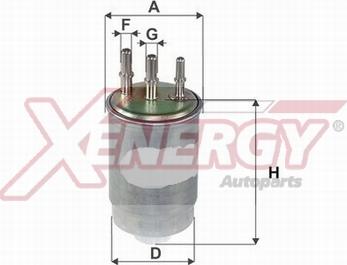 AP XENERGY X1598421 - Filtro carburante www.autoricambit.com