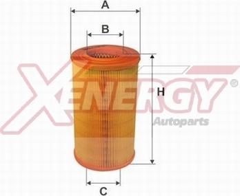 AP XENERGY X1593041 - Filtro aria www.autoricambit.com