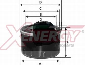 AP XENERGY X1544400 - Filtro olio www.autoricambit.com