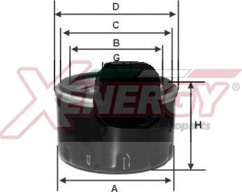 AP XENERGY X1514300 - Filtro olio www.autoricambit.com