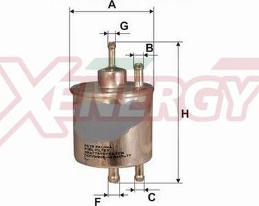 AP XENERGY X1510438 - Filtro carburante www.autoricambit.com