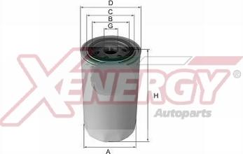 AP XENERGY X1510800 - Filtro olio www.autoricambit.com