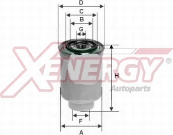 AP XENERGY X1537400 - Filtro carburante www.autoricambit.com