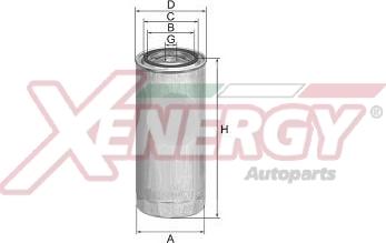 AP XENERGY X1537000 - Filtro carburante www.autoricambit.com