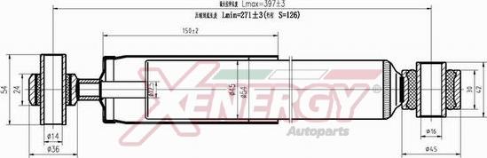 AP XENERGY X157349 - Ammortizzatore www.autoricambit.com