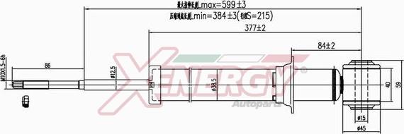 AP XENERGY X841341 - Ammortizzatore www.autoricambit.com