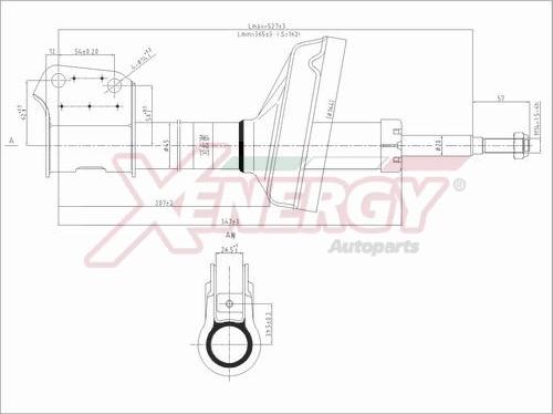 AP XENERGY X848633 - Ammortizzatore www.autoricambit.com