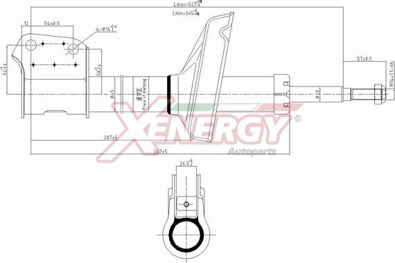 AP XENERGY X848333 - Ammortizzatore www.autoricambit.com