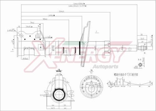 AP XENERGY X809339 - Ammortizzatore www.autoricambit.com