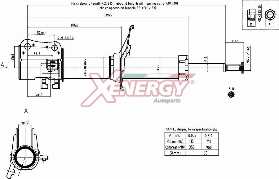 AP XENERGY X804332 - Ammortizzatore www.autoricambit.com