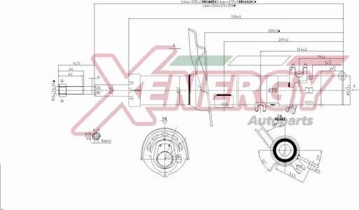 AP XENERGY X8004333 - Ammortizzatore www.autoricambit.com