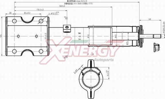 AP XENERGY X800635 - Ammortizzatore www.autoricambit.com