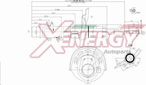 AP XENERGY X8003333 - Ammortizzatore www.autoricambit.com