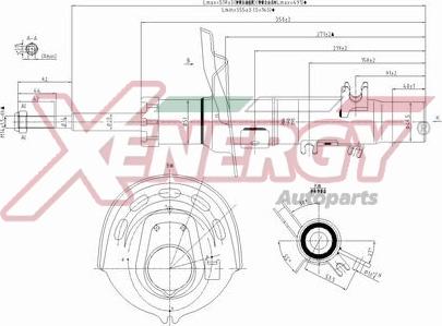 AP XENERGY X8002333 - Ammortizzatore www.autoricambit.com