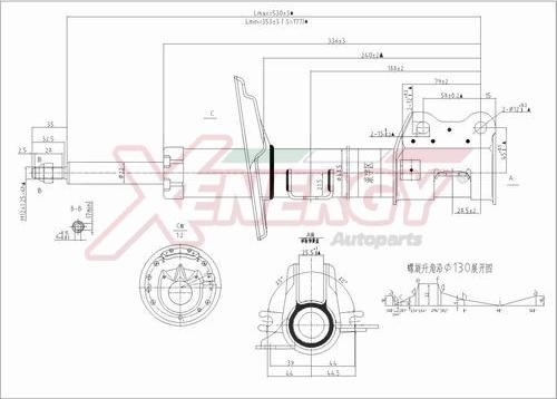 AP XENERGY X808339 - Ammortizzatore www.autoricambit.com