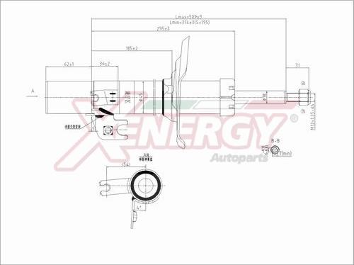 AP XENERGY X808332 - Ammortizzatore www.autoricambit.com