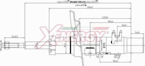 AP XENERGY X802339 - Ammortizzatore www.autoricambit.com