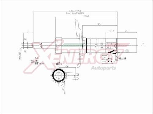 AP XENERGY X807332 - Ammortizzatore www.autoricambit.com